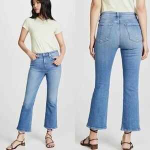 Rag & Bone New York Blue Nina High Rise Ankle Flare Denim Jeans  Women's Size 28